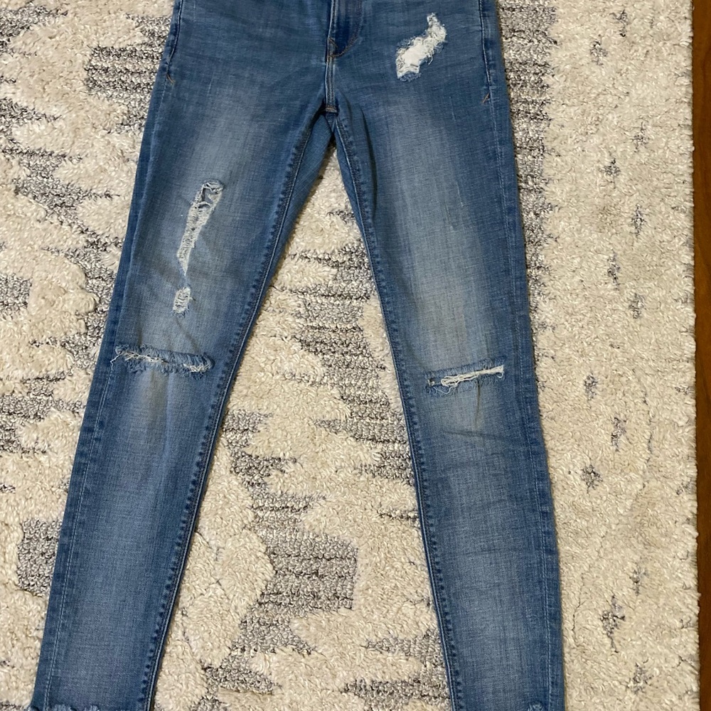 Express Performance Stretch Cropped Legging Jeans - image 2